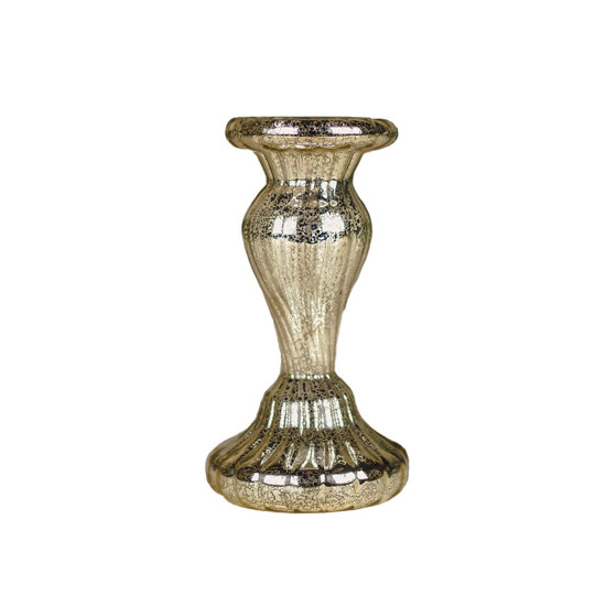 Imagem CASTIÇAL NATALINO COM LED MOVIDO A 2 PILHAS AA 22CM - TOK DA CASA 