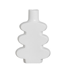 Imagem de VASO DECORATIVO G BRANCO FOSCO 35,4X23,3X8,8 CM - MAZZOTTI  - Ceramica Artistica Mazzotti Ltda