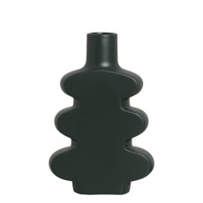 Imagem de VASO DECORATIVO G VERDE ESCURO FOSCO 35,4X23,3X8,8 CM - MAZZOTTI  - Ceramica Artistica Mazzotti Ltda