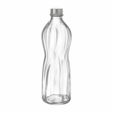 Imagem de GARRAFA DE VIDRO 1 LITRO AQUA BORMIOLI ROCCO - GS  - Gs Comercio Internacional Ltda