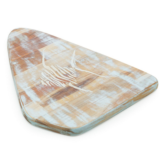 TÁBUA DE MADEIRA TECA NORONHA AZUL 41CM X 29CM X 2CM - WOLFF CRAFT ...