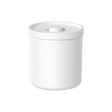 Imagem de LIXEIRA BOLD 6 LITROS COR BRANCO FECHADO 22,2X20,6X20,6CM - OU  - Martiplast Ind Com De Plasticos Ltda