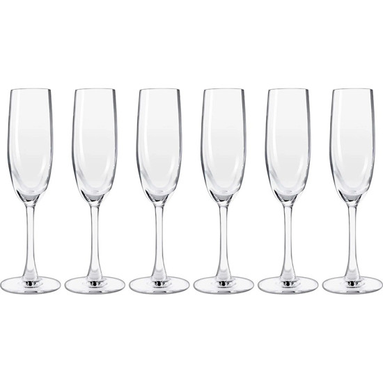 Imagem CONJUNTO 6 TAÇAS PARA CHAMPAGNE COSMOPOLITAN EM VIDRO 160ML 