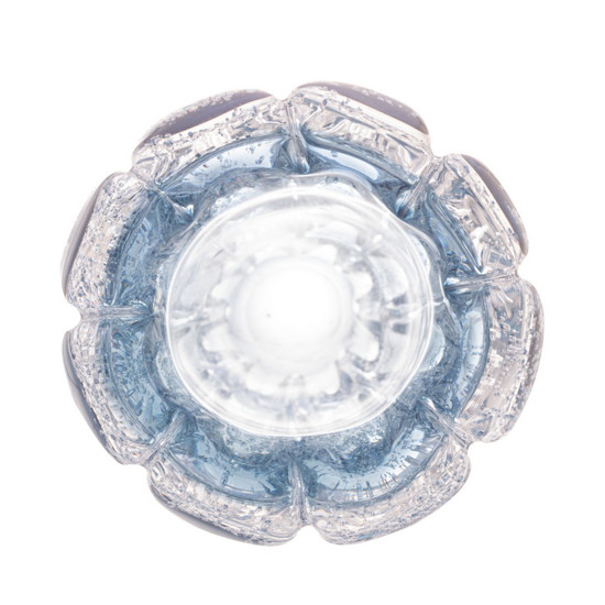 Imagem VASO DE VIDRO ITALY AZUL 10CM X 15CM - LYOR