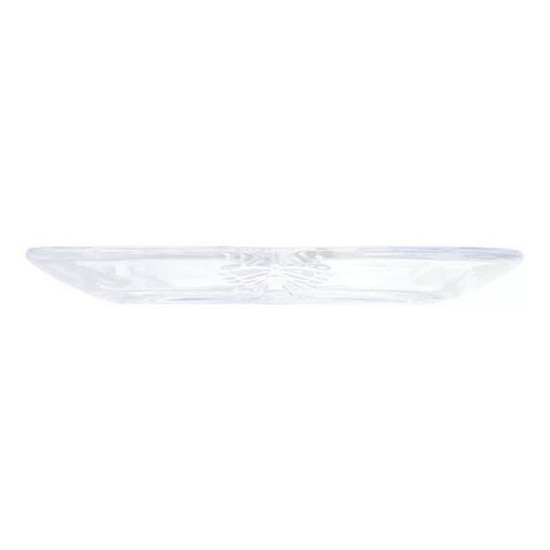 Imagem CONJUNTO BUTTERFLY 4 PRATOS PARA SOBREMESA EM VIDRO 17CM - WOLFF