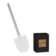 Imagem de KIT DE CERÂMICA PARA LIMPEZA BANHEIRO MIMO STYLE 2 PEÇAS BATH COR PRETO - Mimo Importacao E Exportacao Ltda