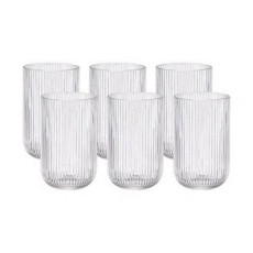 Imagem de JOGO DE 6 COPOS EM VIDRO 425ML A12,8CM - L'HERMITAGE - Full Fit Industria Importacao E Comercio Ltda.