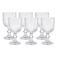 Imagem de JOGO DE 6 TAÇAS EM VIDRO 365ML A16,3CM - L'HERMITAGE - Full Fit Industria Importacao E Comercio Ltda.