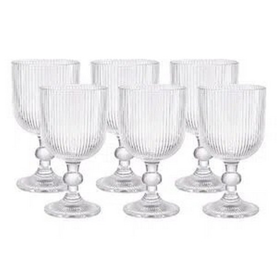 Imagem JOGO DE 6 TAÇAS EM VIDRO 365ML A16,3CM - L'HERMITAGE