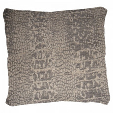 Imagem de ALMOFADA DECORATIVA COR CINZA EM 100% ALGODÃO 60X60CM - 6F - 6f Decoracoes Exportacao Importacao E Comercio Ltda
