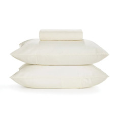 Imagem de LENÇOL COM ELÁSTICO KING KARSTEN 150 FIOS 100% ALGODÃO COM FRONHA MATIZ IVORY - Karsten S.A 