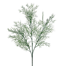 Imagem de HASTE DECORATIVA DE CAPIM BRANCO EM PLÁSTICO MOLDÁVEL 70X15 CM - GRILLO - Grillo Ltda