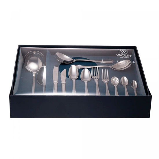 Imagem FAQUEIRO 101 PEÇAS DE AÇO INOX COM CAIXA LITOGRAFADA AVALON - WOLFF