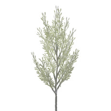 Imagem de HASTE DECORATIVA DE FOLHAS CIPRESTE VERDE EM PLÁSTICO MOLDÁVEL 38X10CM - GRILLO - Grillo Ltda