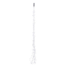 Imagem de CORDÃO 160 LEDS PEROLAS CLARO FIO PRATA 127V/220V 200CM - CROMUS - Cromus Embalagens Ind. E Com. Ltda