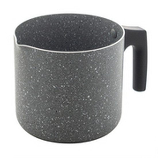 Imagem LEITEIRA EM ALUMÍNIO COM REVESTIMENTO CERÂMICO GRANILITE CINZA 12CM - WOLFF