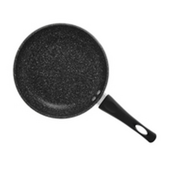 Imagem FRIGIDEIRA DE INDUÇÃO EM ALUMÍNIO COM REVESTIMENTO CERÂMICO GRANILITE PRETA 20CM - LYOR