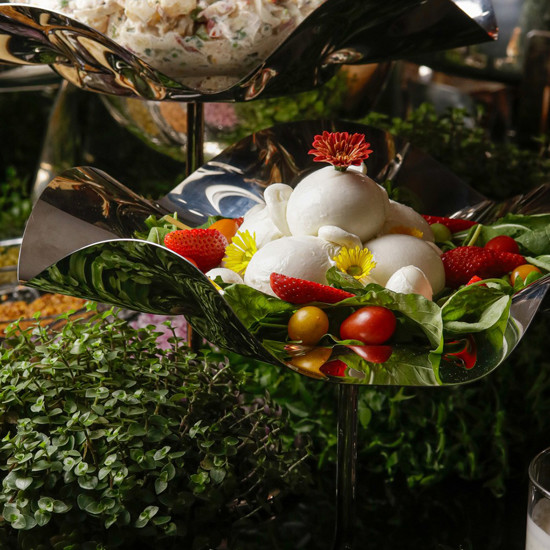 Imagem FRUTEIRA FIORI DE INOX 40CM CPR PRATEADO - RIVA 