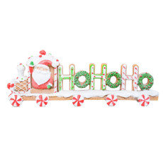 Imagem de TREM DECORATIVO HOHOHO COM PAPAI NOEL 2X12CM - CROMUS  - Cromus Embalagens Ind. E Com. Ltda