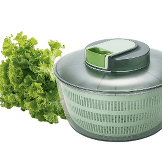 Imagem SECADORA DE SALADA HUDSON HOME A CORDA EM PLÁSTICO COM CAPACIDADE DE 4 LITROS COR VERDE