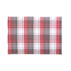 Imagem de JOGO AMERICANO XADREZ COR PRETO, BRANCO E VERMELHO 35X50X1CM - CROMUS  - Cromus Embalagens Ind. E Com. Ltda