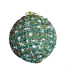 Imagem de JOGO DE BOLA NATALINA DE ISOPOR COLORIDA 3 PEÇAS DE 10CM - TOK DA CASA  - Oliver Comercio E Distribuicao De Artigo Domestico