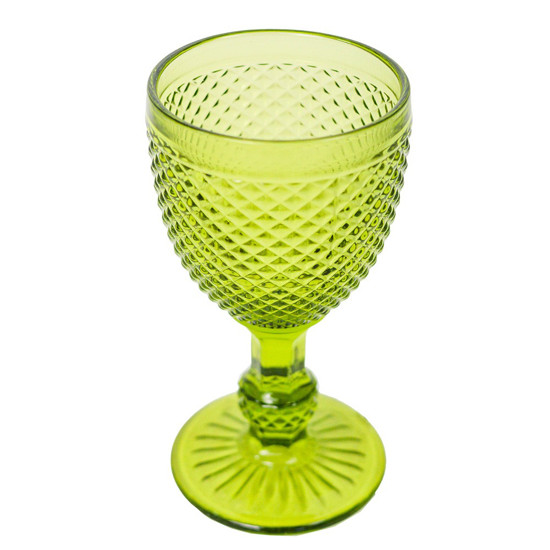Imagem TAÇA EM VIDRO COR VERDE 8,5X8,5X16,5CM - GRILLO 55149
