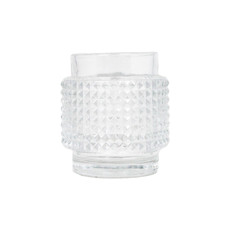 Imagem de CASTIÇAL NATALINO DE VIDRO 6X7X8CM - GRILLO 54719 - Grillo Ltda