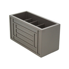 Imagem de PORTA CONTROLE IANE EM MDF COM 5 DIVISÓRIAS SIERRA 20,5 X 9,5 X 11CM  - LIMOEIRO - Limoeiro Artesanal Ltda