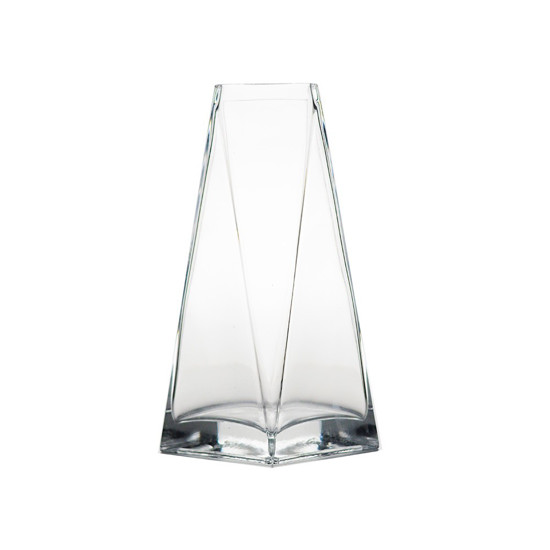 Imagem VASO DECORATIVO DE VIDRO TRANSPARENTE 13X9X30CM - GRILLO 54721