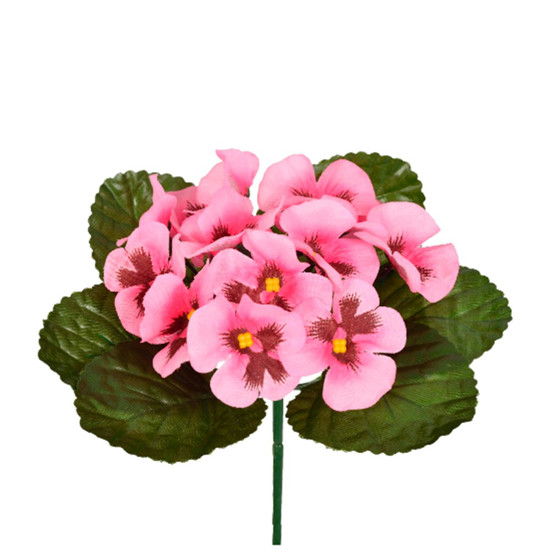 Imagem BUQUÊ AMOR PERFEITO X15 (VIOLETA) ROSA 20X22CM - GRILLO 53446