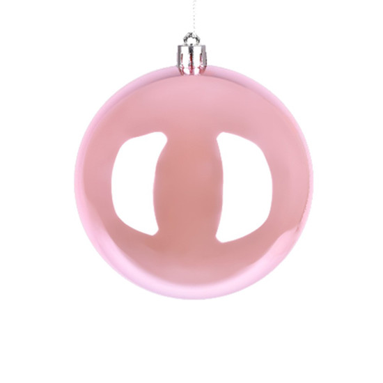 Imagem BOLA NATALINA COR ROSA 1 PEÇA DE 10CM - GRILLO 53626