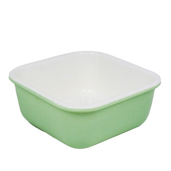 Imagem MINI TRAVESSA QUADRADO DE CERÂMICA COR VERDE 13X13X6CM - GRILLO 34148