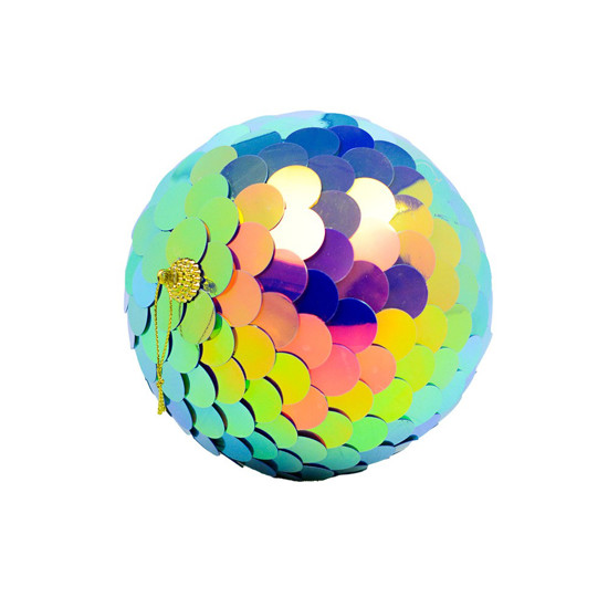 Imagem BOLA NATALINA COR AZUL 1 PEÇA DE 15CM - GRILLO 54963