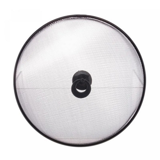 Imagem TELA PROTETORA PARA ALIMENTOS DE METAL REVESTIDA COM PLÁSTICO PRETA 35CM X 13CM - LYOR