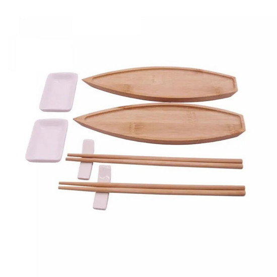 Imagem CONJUNTO 8 PEÇAS PARA SUSHI DE BAMBU NAGASAKI - LYOR