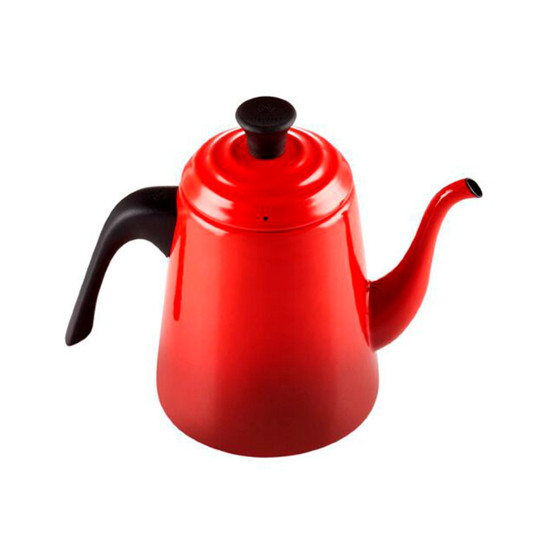 Imagem BULE 700ML AÇO CARBONO ESMLATDO VERMELHO - LE CREUSET 