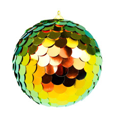 Imagem de BOLA NATALINA COR VERDE 1 PEÇA DE 15CM - GRILLO 54963 - Grillo Ltda