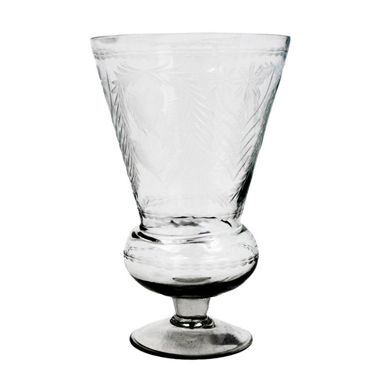 Imagem VASO DECORATIVO DE VIDRO 15X15X23CM - TERATAI 