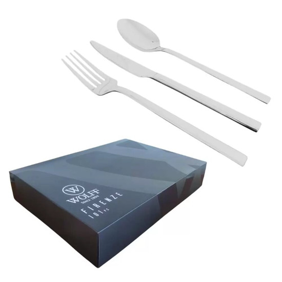 Imagem FAQUEIRO COM 101 PEÇAS DE AÇO INOX COM CAIXA LITOGRAFADA FIZENZE - WOLFF 