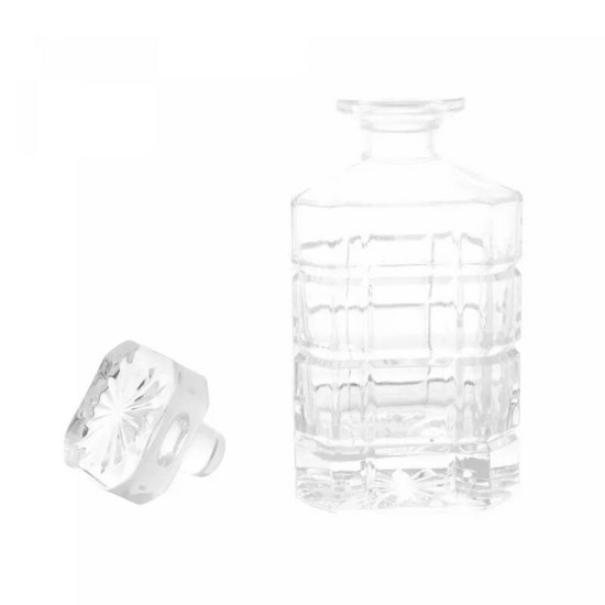 Imagem GARRAFA PARA WHISKY DE CRISTAL BROOKLYN 850ML - WOLFF