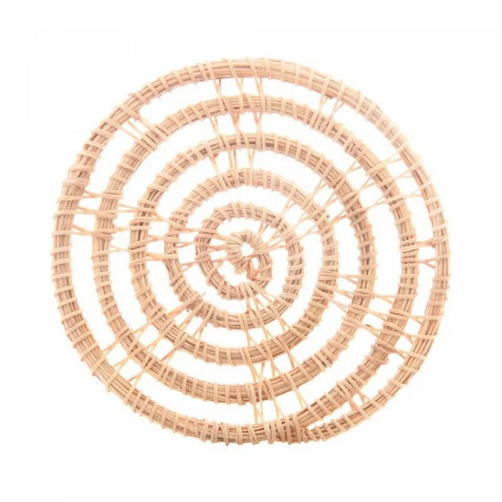 Imagem CONJUNTO 4 PORTA COPOS DE FIBRA NATURAL PALM 10CM - LYOR