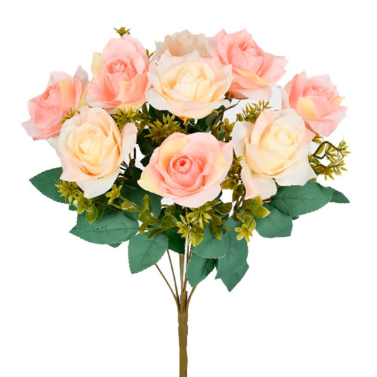 Imagem BUQUÊ ROSA IMPERIAL X9 CHICLETE 28X44CM - GRILLO 53550