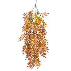 Imagem de PENDENTE DECORATIVO DE FOLHAS AMARELO OUTONO EM PLÁSTICO 78X30CM - GRILLO - Grillo Ltda