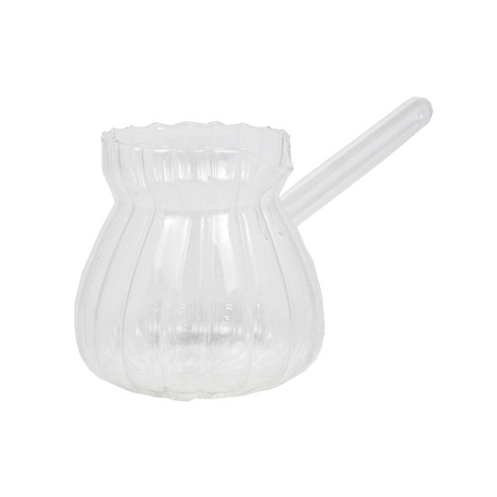 Imagem JARRA PARA CAFÉ EM VIDRO BOROSSILICATO TURKISH 10X9,5X18 CM 420ML - MIMO 