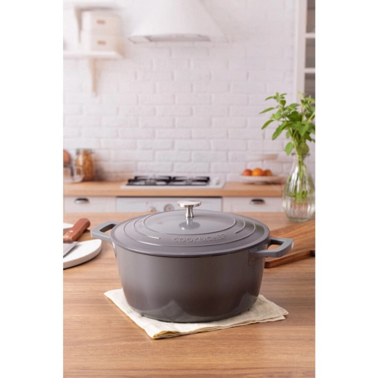 Imagem PANELA CAÇAROLA 28 CM CERÂMICA COOK&CHEF INDUÇÃO 6,9 LITROS MIMO 