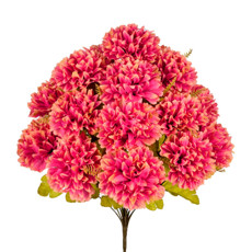 Imagem de BUQUÊ DECORATIVO DE CRISÂNTEMO GIGANTE ROSA OUTONO EM PLÁSTICO MOLDÁVEL - GRILLO - Grillo Ltda