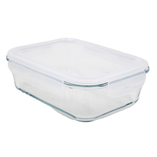 Imagem POTE DE VIDRO BOROSSILICATO 1500ML COM TAMPA HERMÉTICO - YANGZI