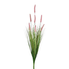 Imagem de BUQUÊ LONGO DE CATTAIL ROSA DE PLÁSTICO MOLDÁVEL E FLOR FLOCADA 90X40CM - GRILLO - Grillo Ltda