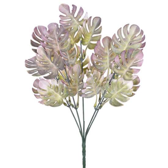 Imagem BUQUÊ DE FOLHAS COSTELA DE ADÃO LAVANDA VERDE EM PLÁSTICO MOLDÁVEL - GRILLO